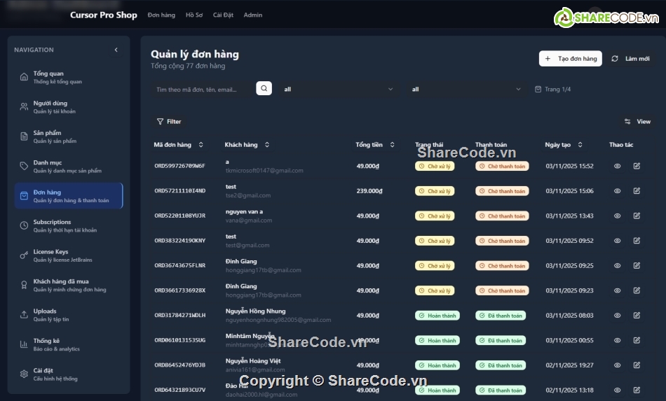 website bán tài khoản,source code shop tài khoản,website bán hàng Next.js,sharecode website bán account,code web Next.js Tailwind,code web React fullstack